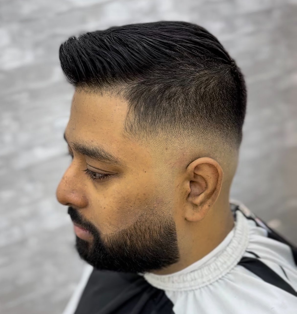 Combo haircut and beard fade by PN Barbershop