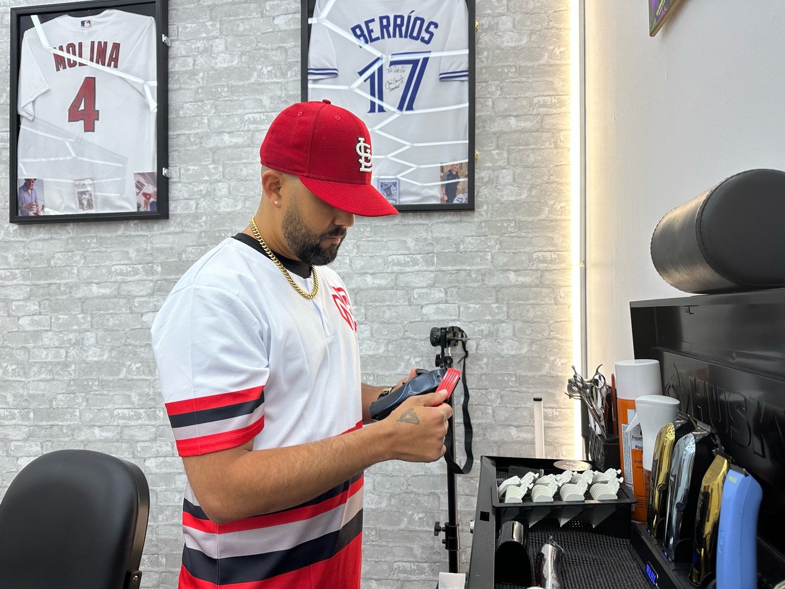 Owner Pedro J Gonzalez at PN Barbershop